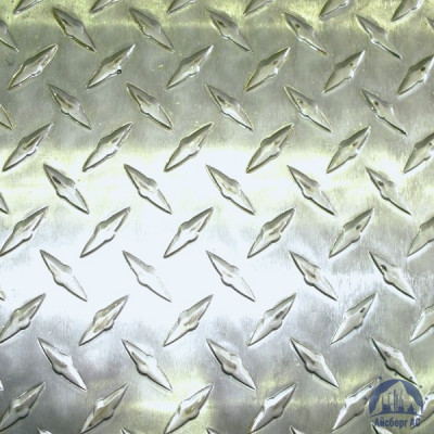 Рифлёный алюминиевый лист "Чечевица" 1,5х1500х3000 мм АМГ2НР купить в Красноярске