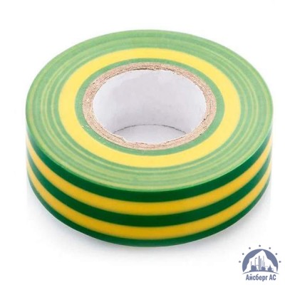 Лента изоляционная ПВХ (Авалон) 15 мм жёлто-зелёная купить в Красноярске