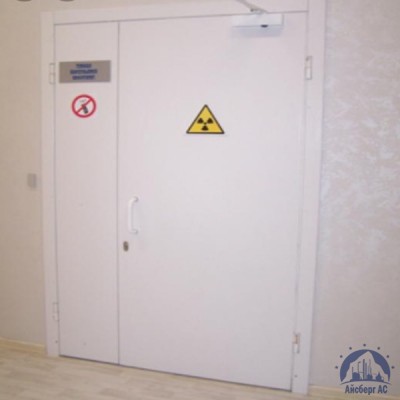 Рентгенозащитная алюминиевая дверь 1070х2080-1 мм купить в Красноярске