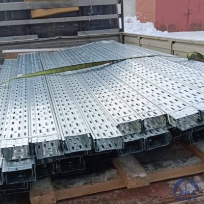 Лоток кабельный перфорированный 500х80 оцинкованный s=1.0 купить в Красноярске