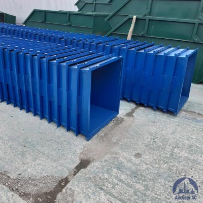 Контейнер металлический для мусора объём 1,1 м³ (евроформа)  купить в Красноярске